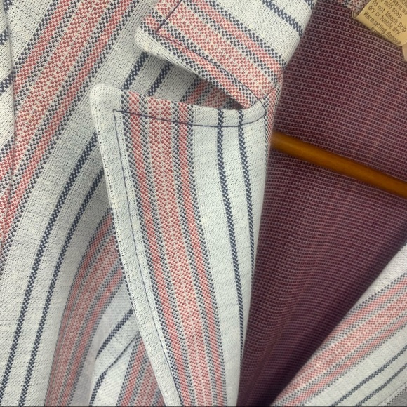 Vintage Chic Striped Two Button Blazer KoKo Knits - Picture 5 of 10